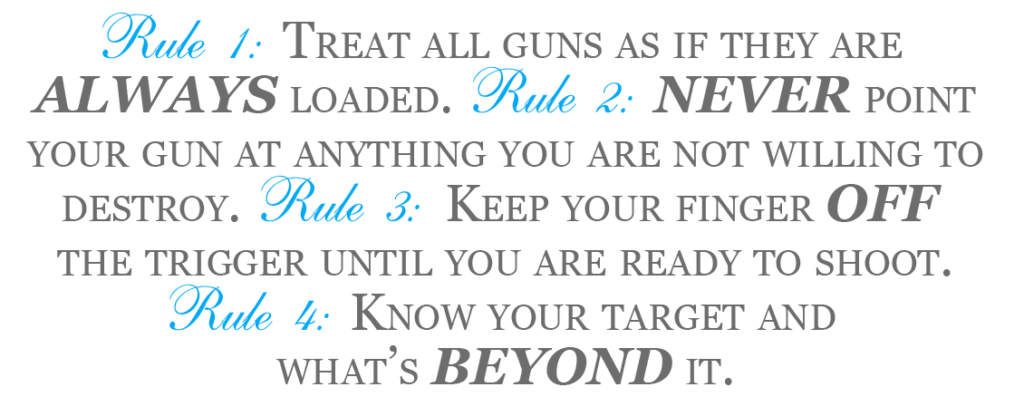 4 Range Rules of Firearm Safety