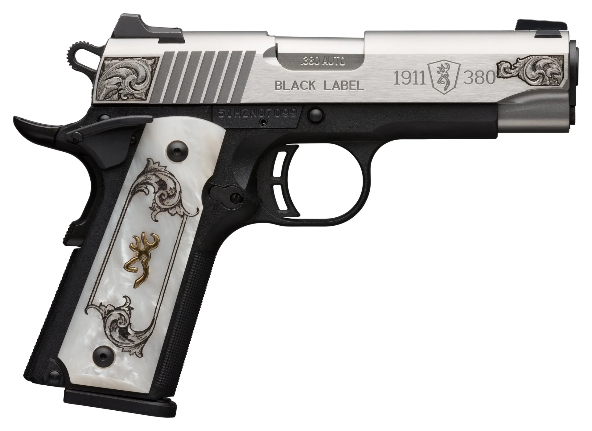 BROWNING 1911-380 BL 380ACP 3.6" ENGR