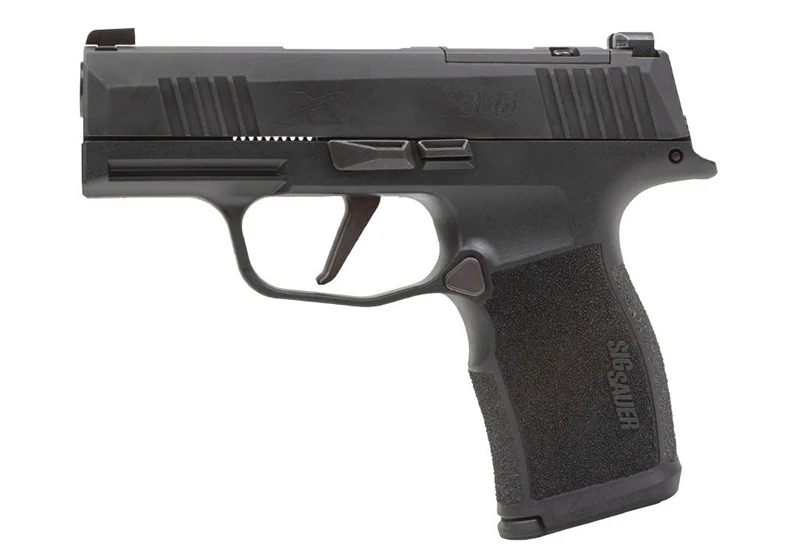 P365X, 9mm, 3.1" Barrel OR, MS, Black, (2) 10-rd