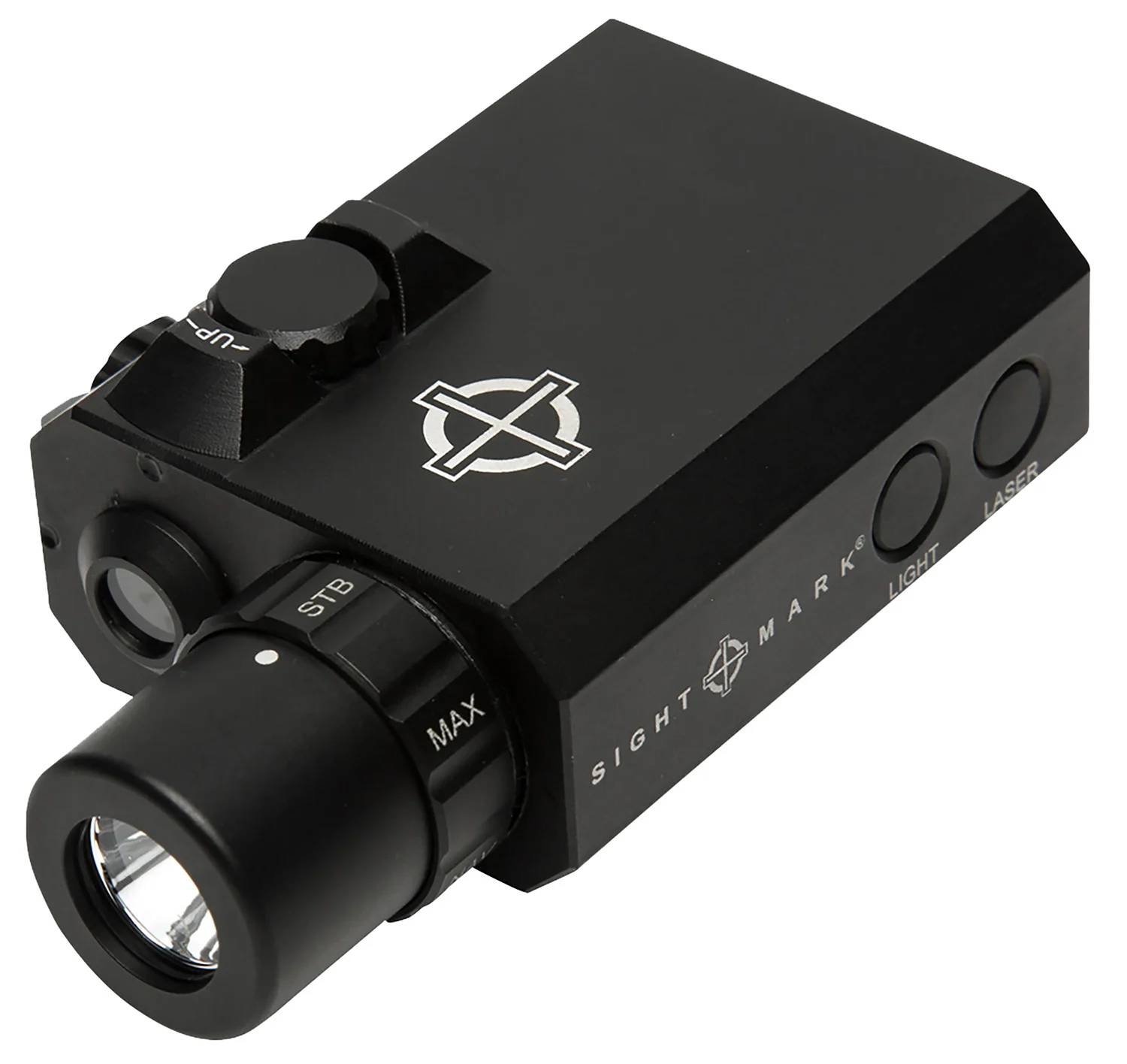 Sightmark SM25012 LoPro Mini Combo Flashlight and Green Laser Sight Matte Black 300 Lumens White LED