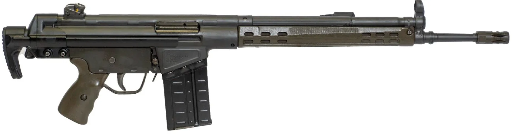 CA-3 7.62x51 18" MKE Stk Adj Sight Blk/ODGrn 20rd