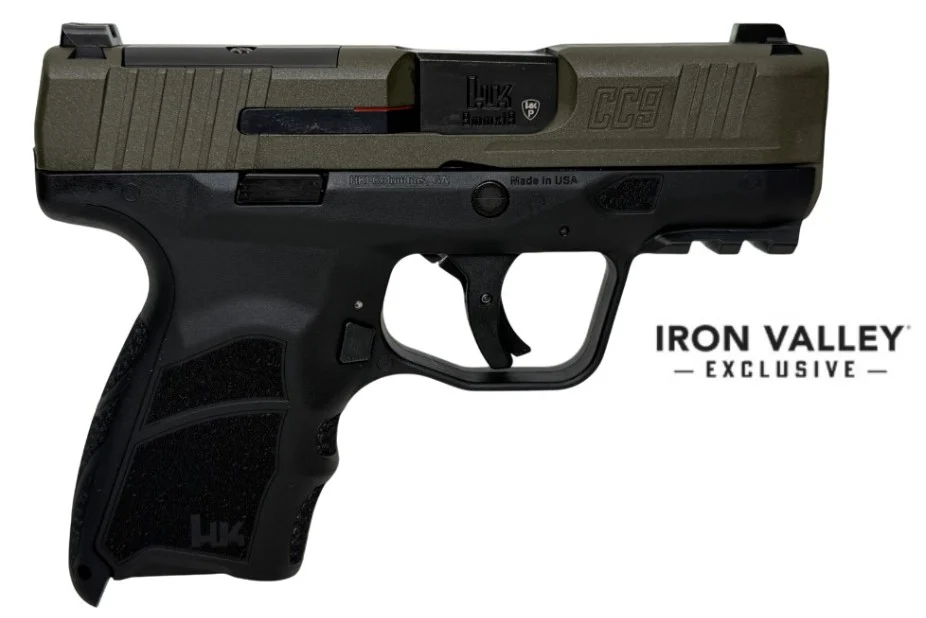 CC9 Micro Comp 9mm 3.32" OR Grn/Blk 2/10-rd IVS