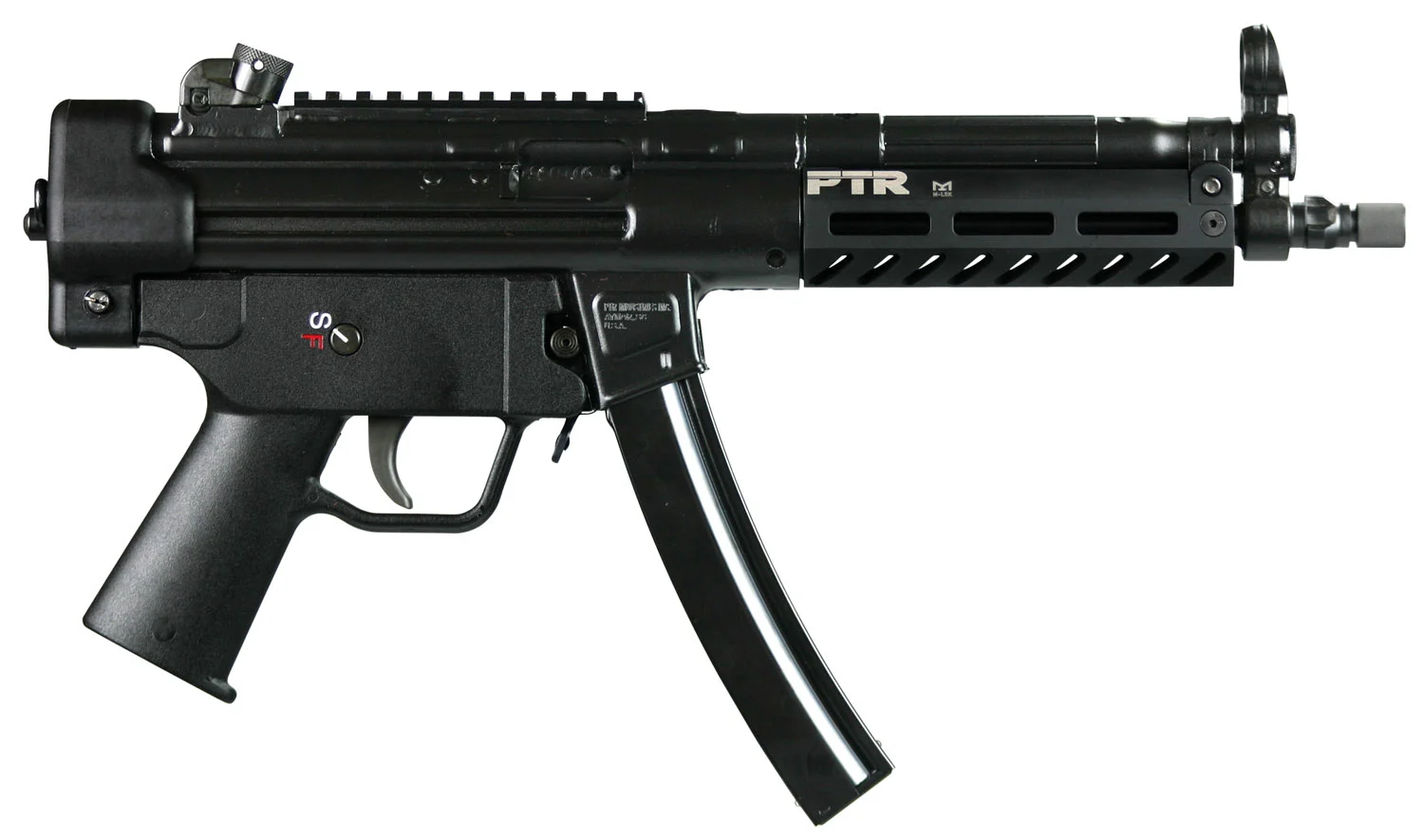 PTR 601 9CT Pistol 9mm Luger 8.86" 30+1 Black Threaded 1/2 x 28 Top Rail