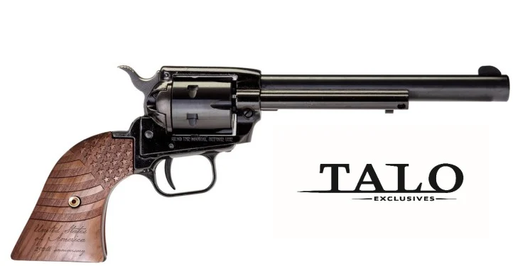 Rough Rider 250th .22LR 4.75" Blk/Wd 6-rd TALO