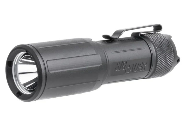 SIG SAUER FOXTROT EDC COMPACT RECHARGABLE HANDHELD LIGHT, BLACK, WHITE LIGHT