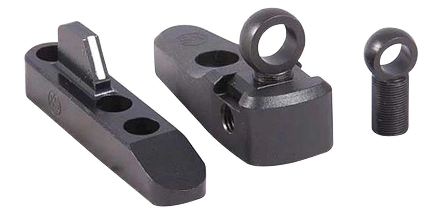 XS Sights ML00135 Marlin Ghost Ring WS Sights Adjustable Black with White Stripe Front Ghost Ring Rear Sight