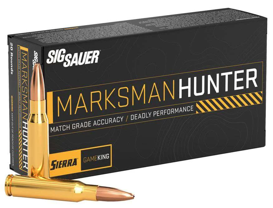 SIG SAUER MARKSMAN HUNTER GAMEKING 7MM RM 160G 20RD BX 200RD CASE - Image 2