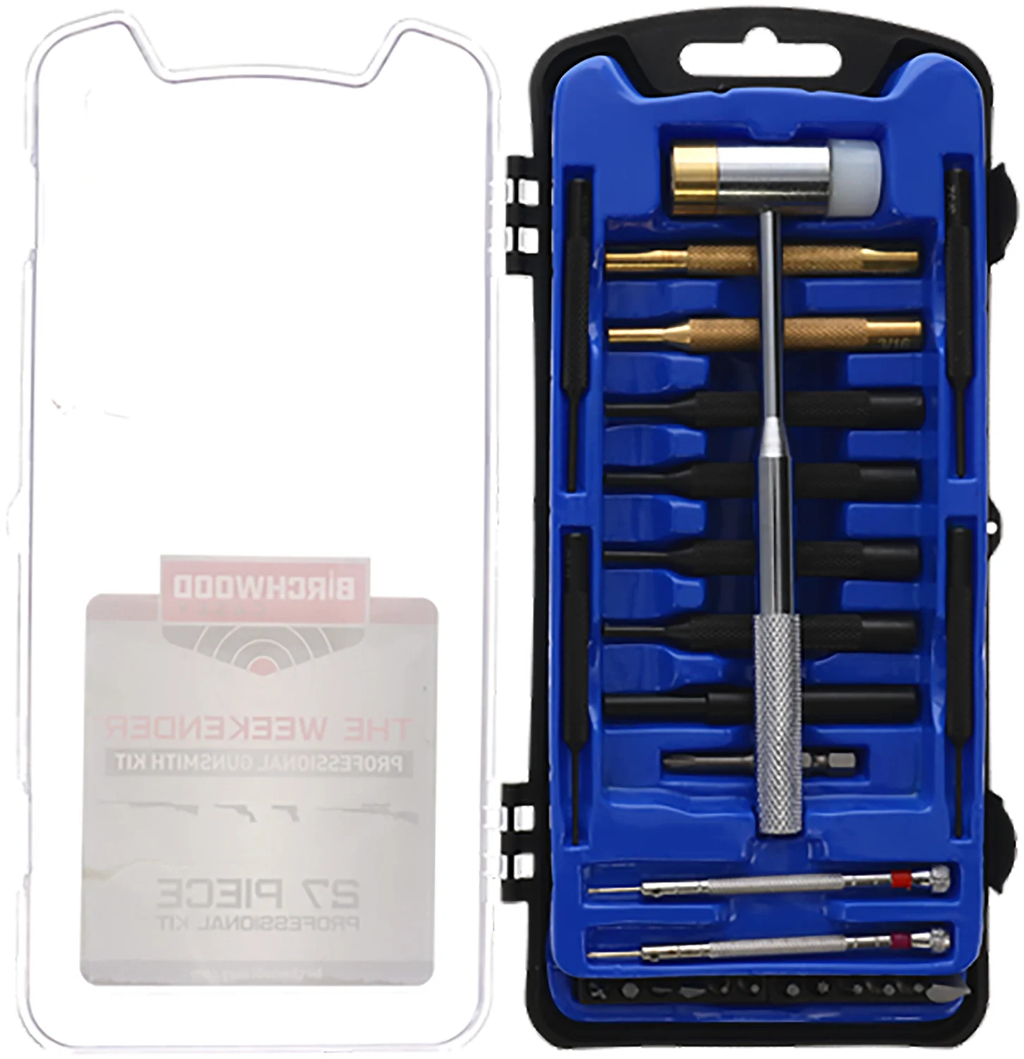 Birchwood Casey 42021 Weekender Professional Gunsmith Kit Blue 27 Pieces
