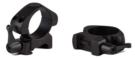 Konus 7407 Steel Rings Matte Black 1" Quick Release Medium 0 MOA