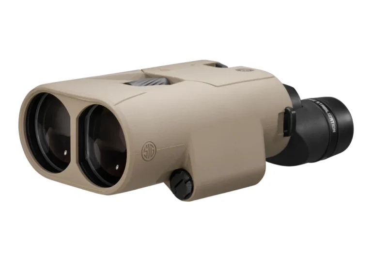 SIG SAUER ZULU 6 HDX PRO OIS BINOCULAR 18X50 IMAGE STABLIZING FDE