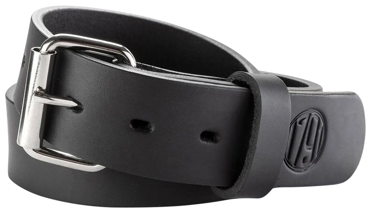 1791 Gunleather BLT013438SBLA 01 Gun Belt Stealth Black Leather 34/38 1.50" Wide Buckle Closure