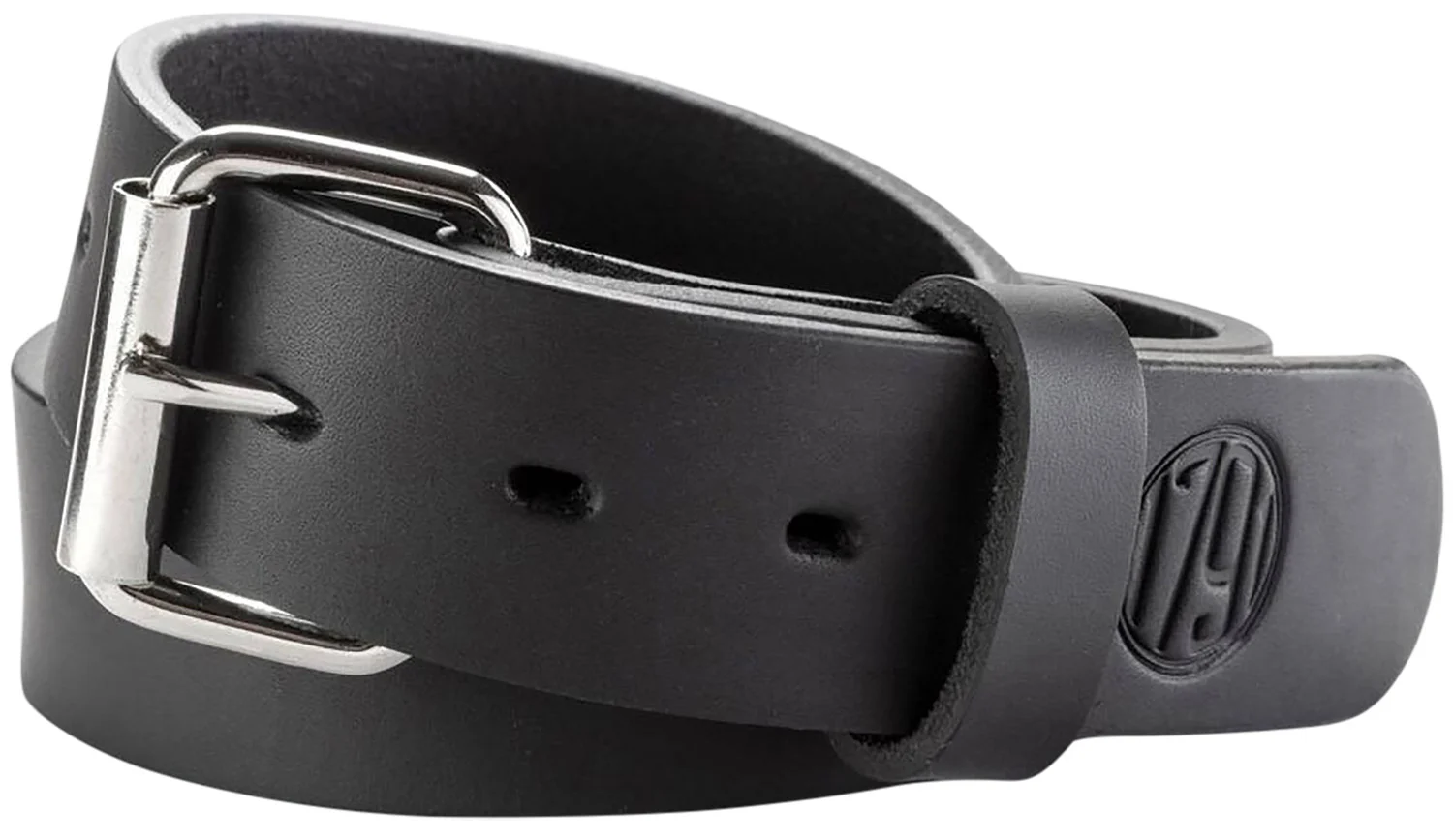 1791 Gunleather BLT013640SBLA 01 Gun Belt Stealth Black Leather 36/40 1.50" Wide Buckle Closure