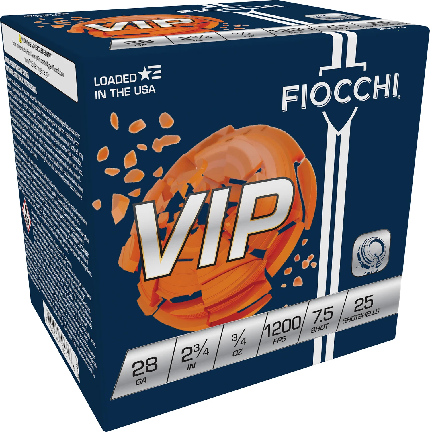 Fiocchi 28VIP75 Exacta Target VIP 28Gauge 2.75
