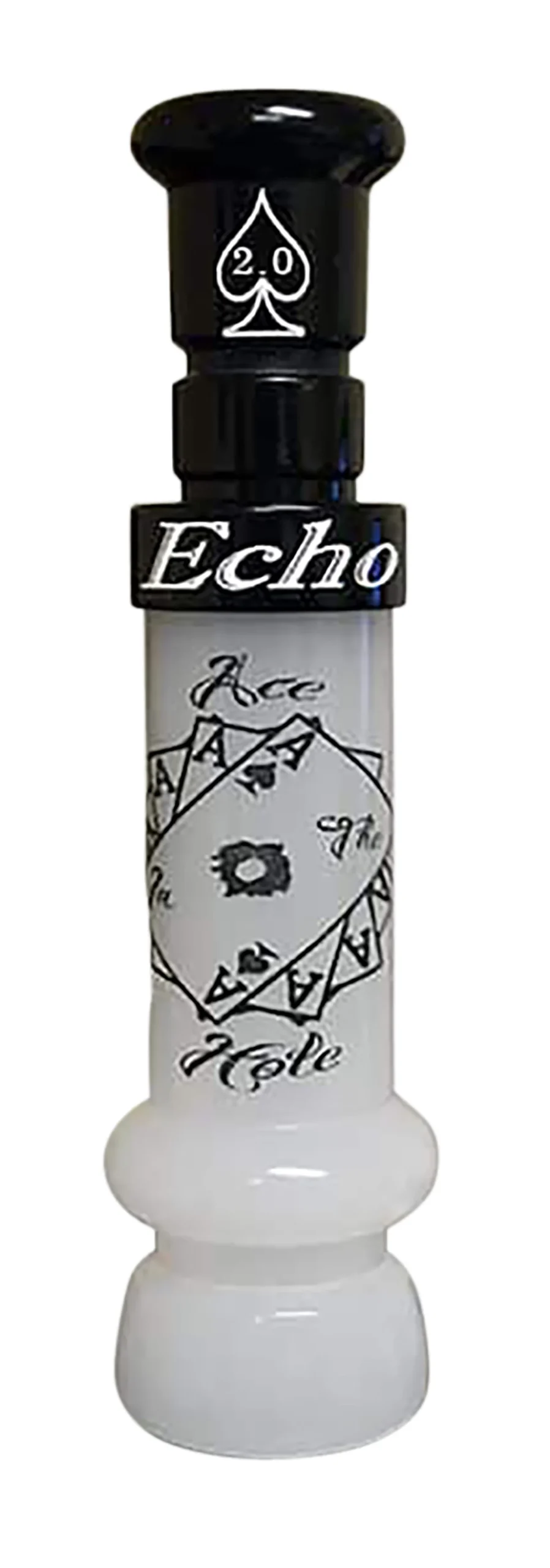 Echo Calls 90023 Ace in The Hole Open Call Single Reed Mallard Sounds Attracts Ducks Black/Pearl Acrylic