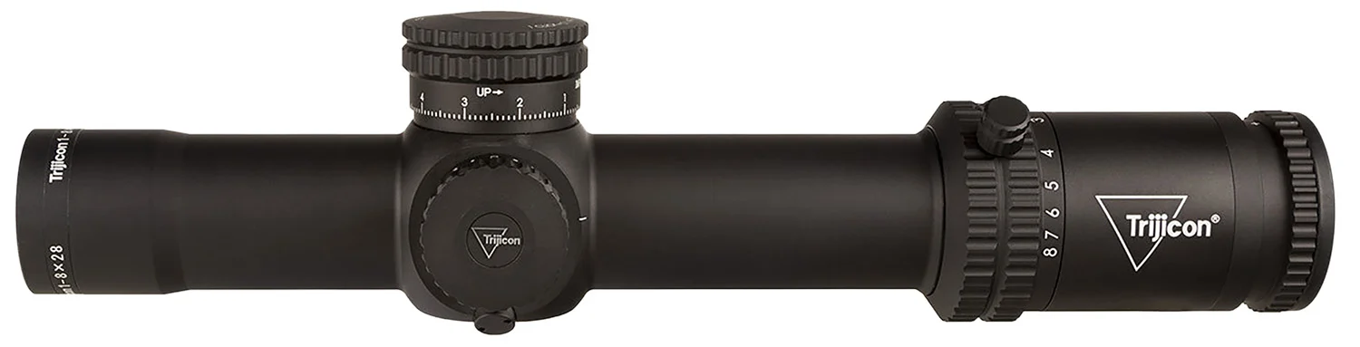 Trijicon 2900032 Credo Matte Black 1-8x28mm 34mm Tube LED Illuminated Red/Green MRAD Segmented Circle Reticle