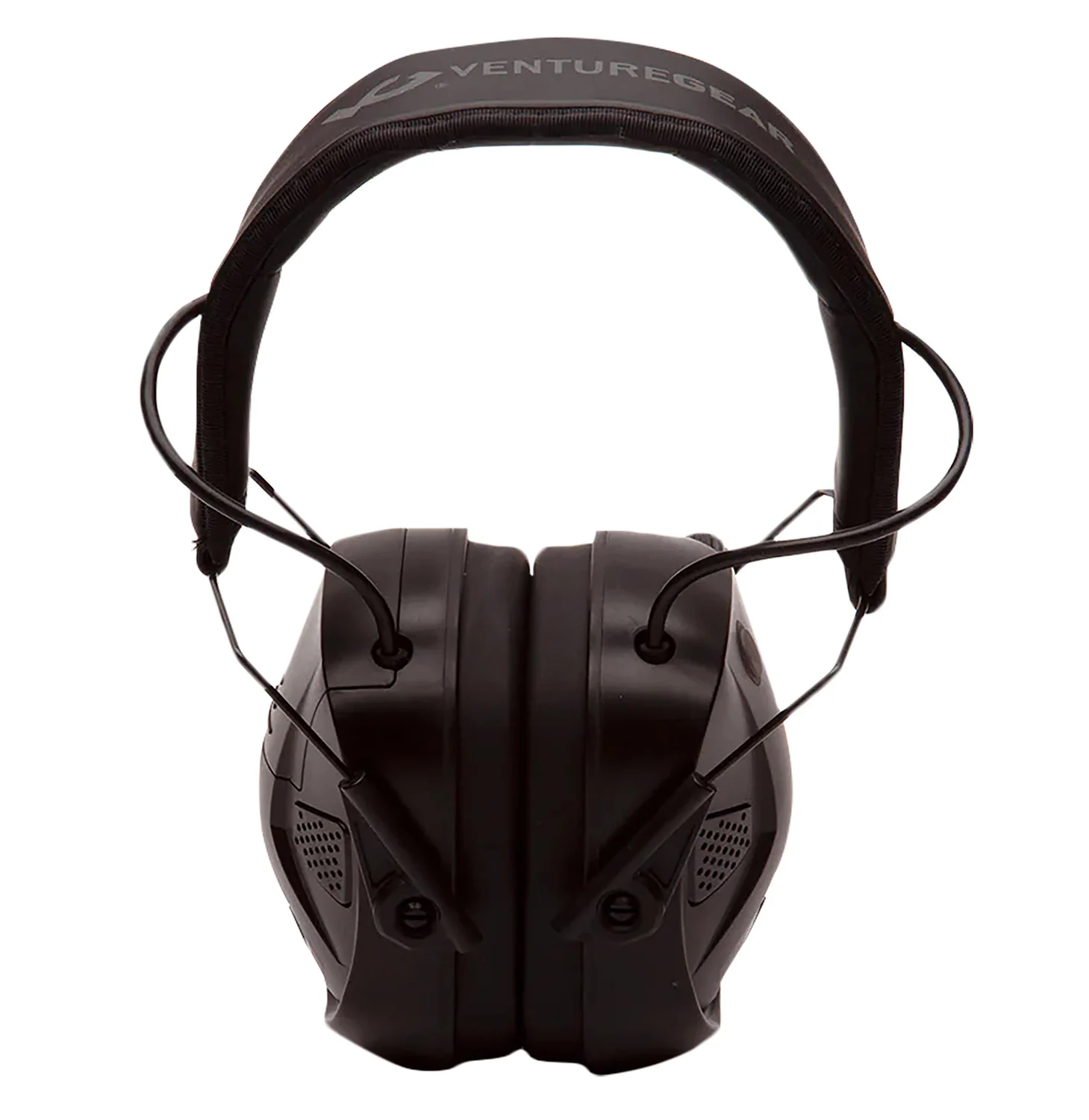 Pyramex VGPME30BT Venture Gear AMP Muff Polymer 26 dB Over the Head Black Adult 1 Pair