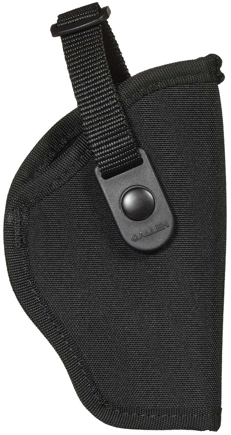 Allen 44807 Cortez OWB, Size 07, Black Polyester, Belt Loop Compatible w/Glock 17/22, Security-9 Right Hand