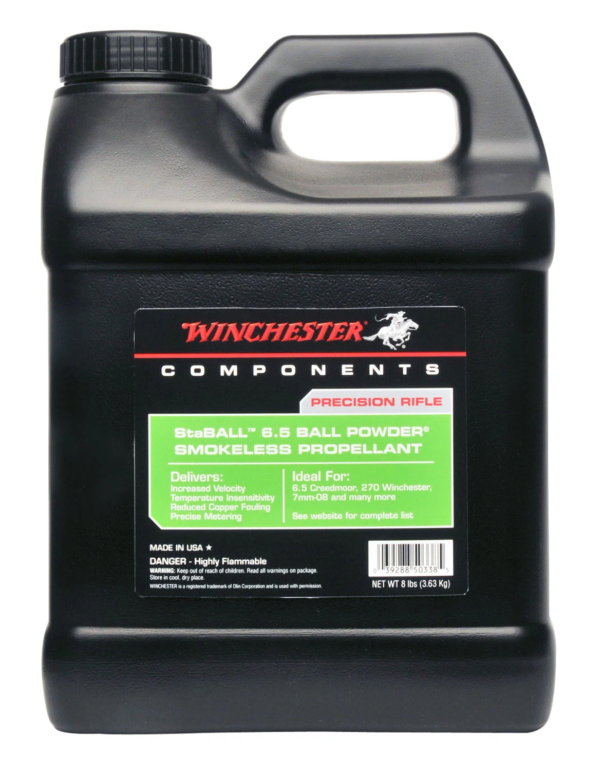 Winchester Powder STABALL8 Rifle Powder 8LB