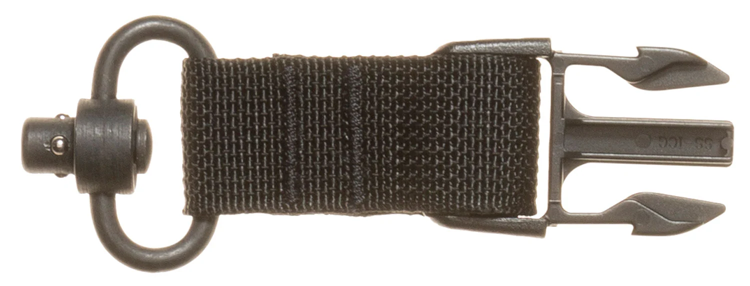 Tacshield T6093BK QD Sling Attachment for QD Push Button Black Webbing