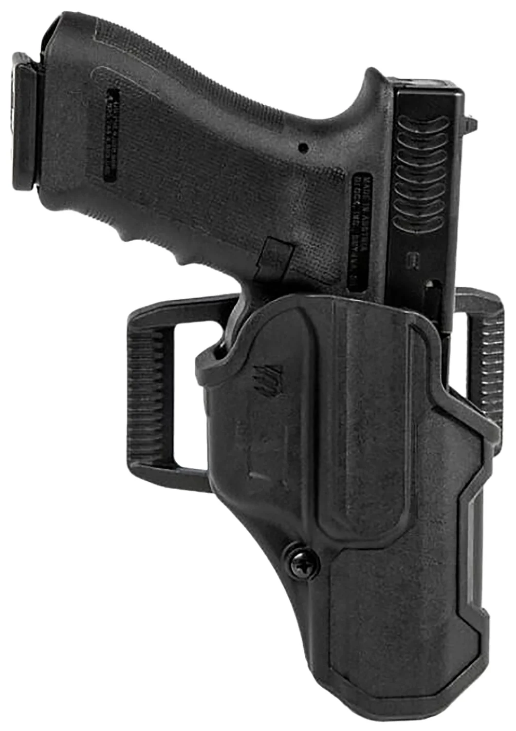 Blackhawk 410700BKR T-Series L2C Non-Light Bearing OWB Black Polymer Belt Slide Compatible w/Glock 17/22/31/34/41/47 Right Hand