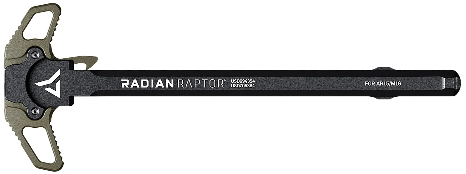 Radian Weapons R0375 Raptor Ambi Charging Handle, Radian OD, Fits Mil-Spec AR-15/M16 Platform