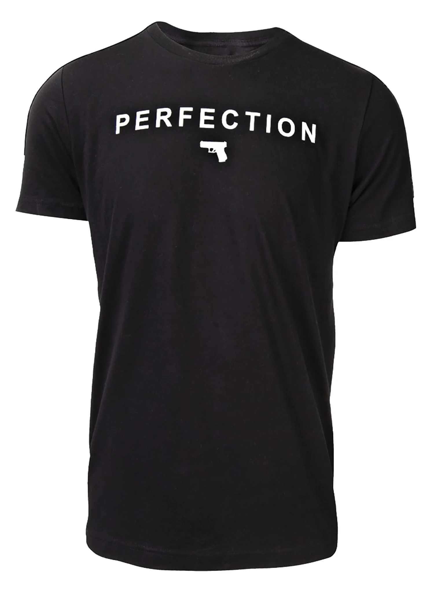 Glock AA75124 Perfection Pistol Black Cotton Short Sleeve Small