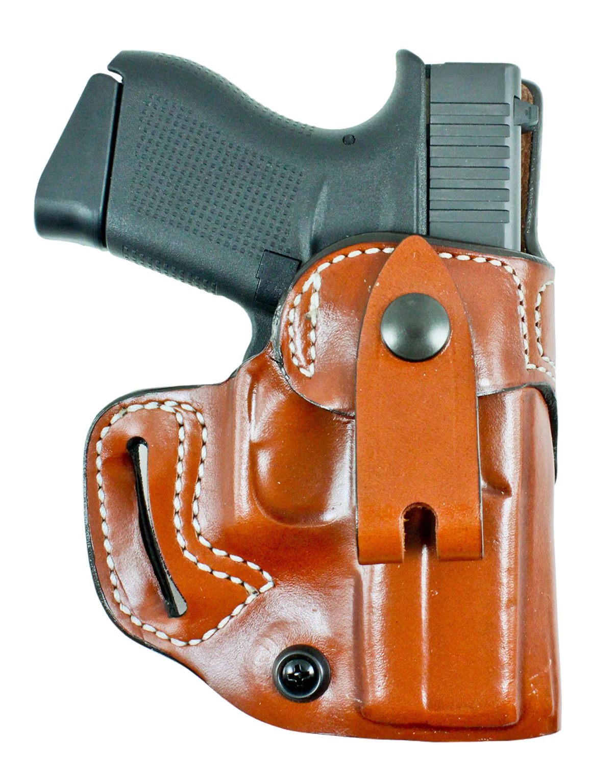 DeSantis Gunhide 159TA8JZ0 Osprey IWB/OWB Tan Leather Belt Slide Fits Sig P365/P365 SAS Belt 1.50" Wide Right Hand