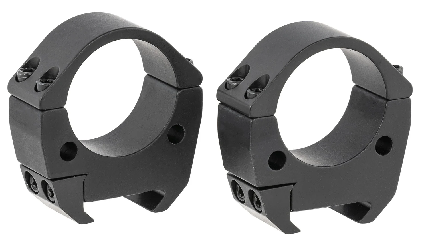Talley TMS30M Modern Sporting Black Anodized Aluminum 30mm Tube Medium Picatinny Rail 0 MOA
