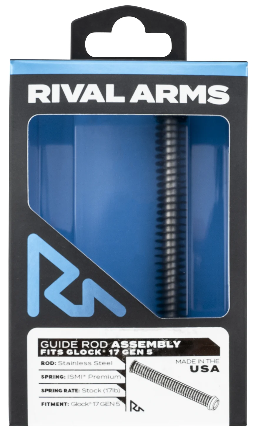 Regulator G G-RAP専用です。 Rival Arms RA50G121S Guide Rod Assembly Silver Stainless Steel for