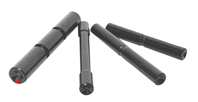 Cross Armory CRG4PSBK 4 Pin Set Dimpled Compatible w/Glock Gen4 4140 Steel Pistol