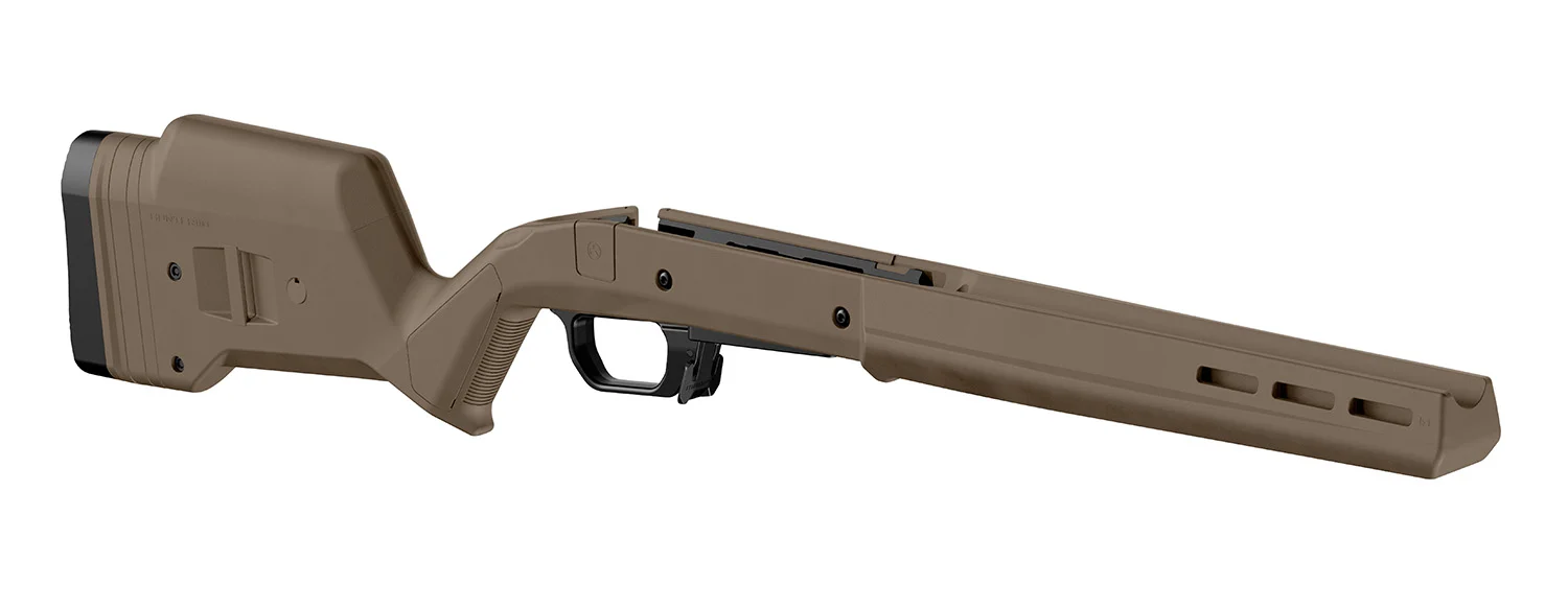Magpul MAG1069-FDE-RT Hunter 110 Flat Dark Earth Synthetic Fixed with Aluminum Bedding & Adjustable Comb for Savage 110 Short Action Right Hand