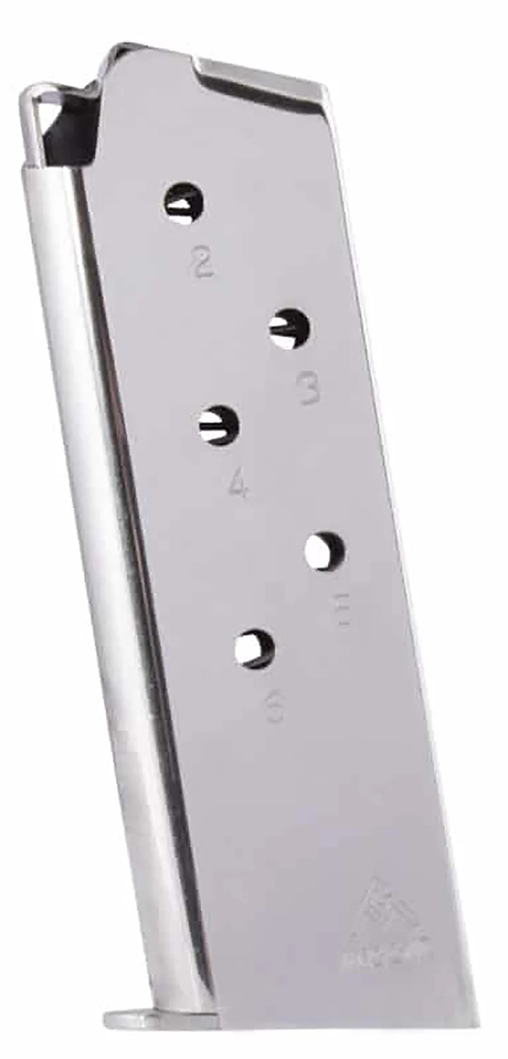 Mec-Gar MGCO4506N 1911 6rd 45 ACP Fits 1911 Officer Nickel Carbon Steel