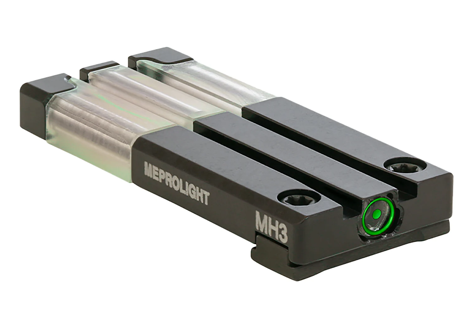 Meprolight USA 631053108 FT Bullseye Rear Sight Green Tritium/Fiber Optic Glock MOS