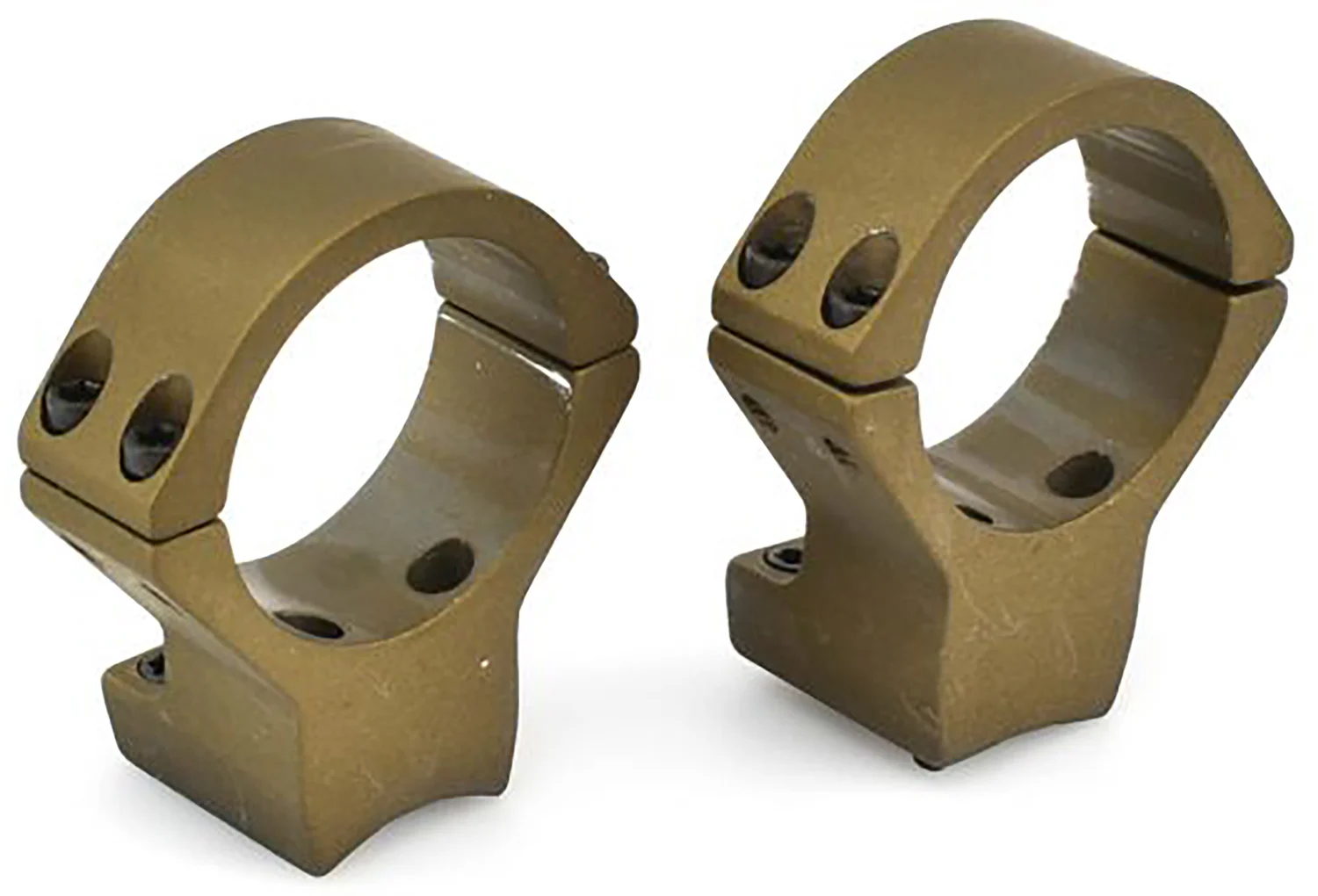 Talley HC850735 Scope Mount/Ring Combo Burnt Bronze Aluminum 34mm Tube X-Bolt High Rings 0 MOA