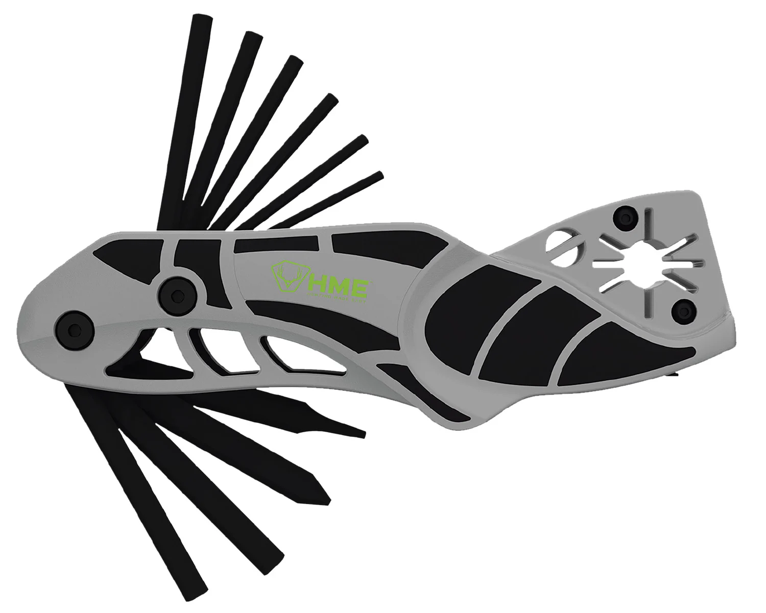 HME HMEATWRBH 14-In-1 Archery Black/Gray Metal Folding