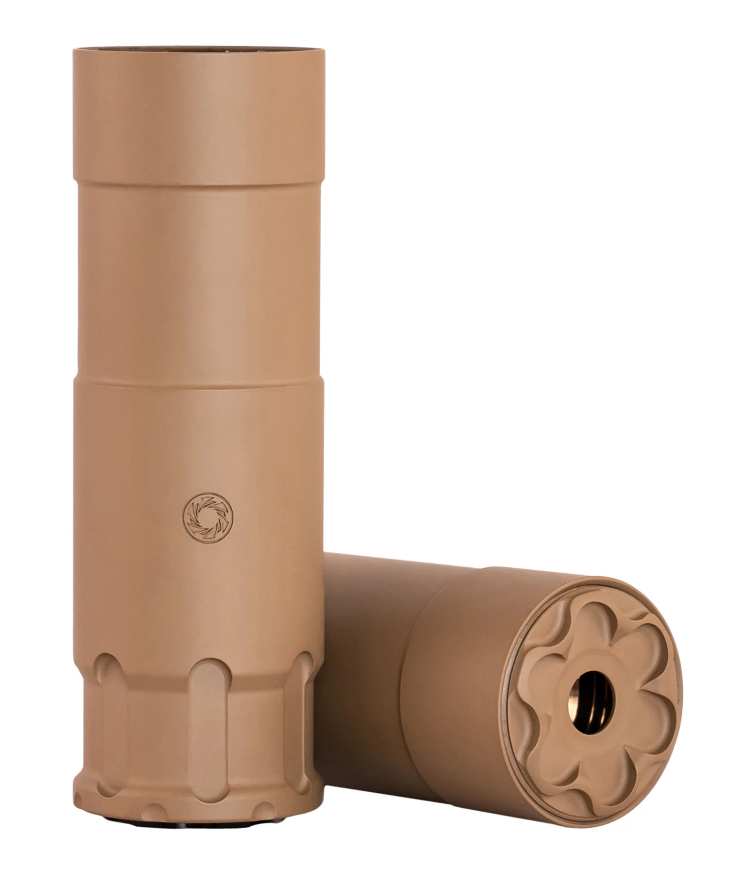 Rugged Suppressor OCUFDE22 Oculus22 22 LR 1.06" Flat Dark Earth Cerakote 17-4 Stainless Steel 1/2"-28 tpi