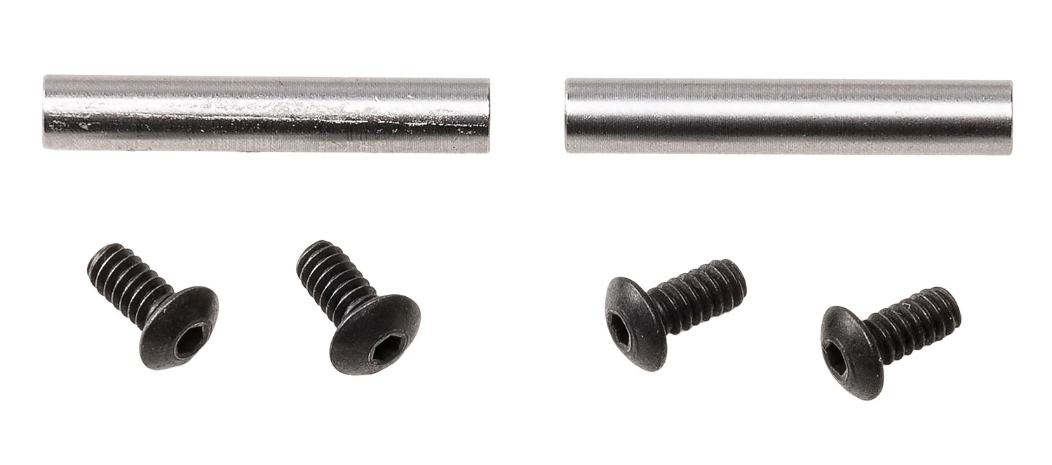 Rise Armament 12005 Anti-Walk Pin Set Black Stainless Steel AR Platform