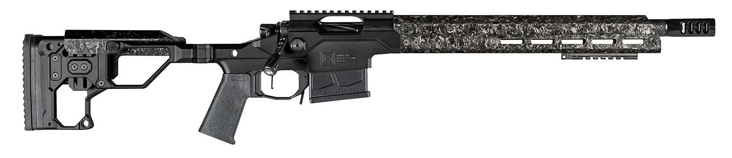 Christensen Arms 8010300101 Modern Precision 308 Win 20" Threaded Carbon Fiber Barrel 5+1, Black Nitride Finish, Black Anodized with Folding Stock, Polymer Grip