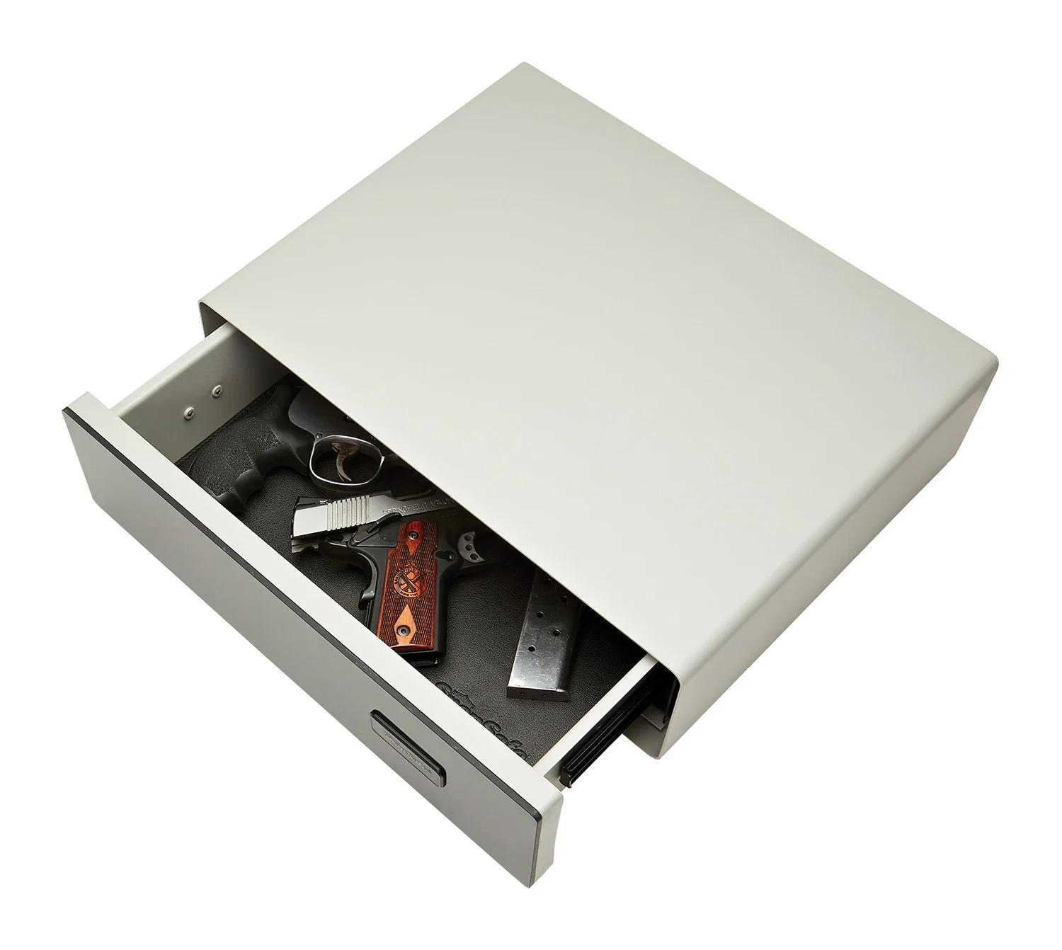 SnapSafe 75404 GlideVault Access Code/Key Entry Silver Steel Glass Touchpad
