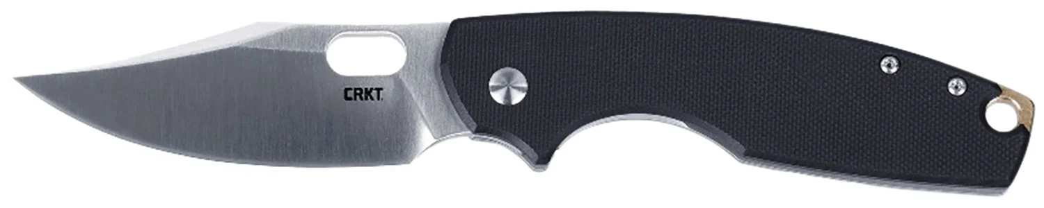 CRKT 5321 Pilar IV 3.09" Folding Plain Satin D2 Steel Blade/Black/SS G10/SS Handle Includes Pocket Clip