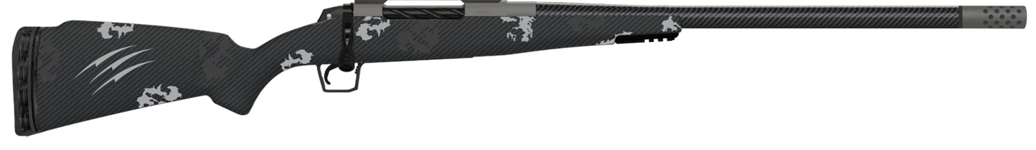 Fierce Firearms ROG7PRC22GP Carbon Rogue Full Size 7mm PRC 3+1 22" Hand Lapped/Match Grade Threaded Barrel, Glacier Cerakote Steel Receiver, Phantom Camo Fierce Rogue Carbon Fiber Stock