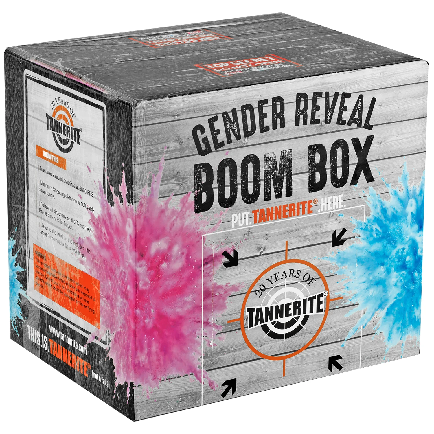Tannerite GRKB 1 Pound Target Blue Includes 10lbs Colored Powder 1 Target