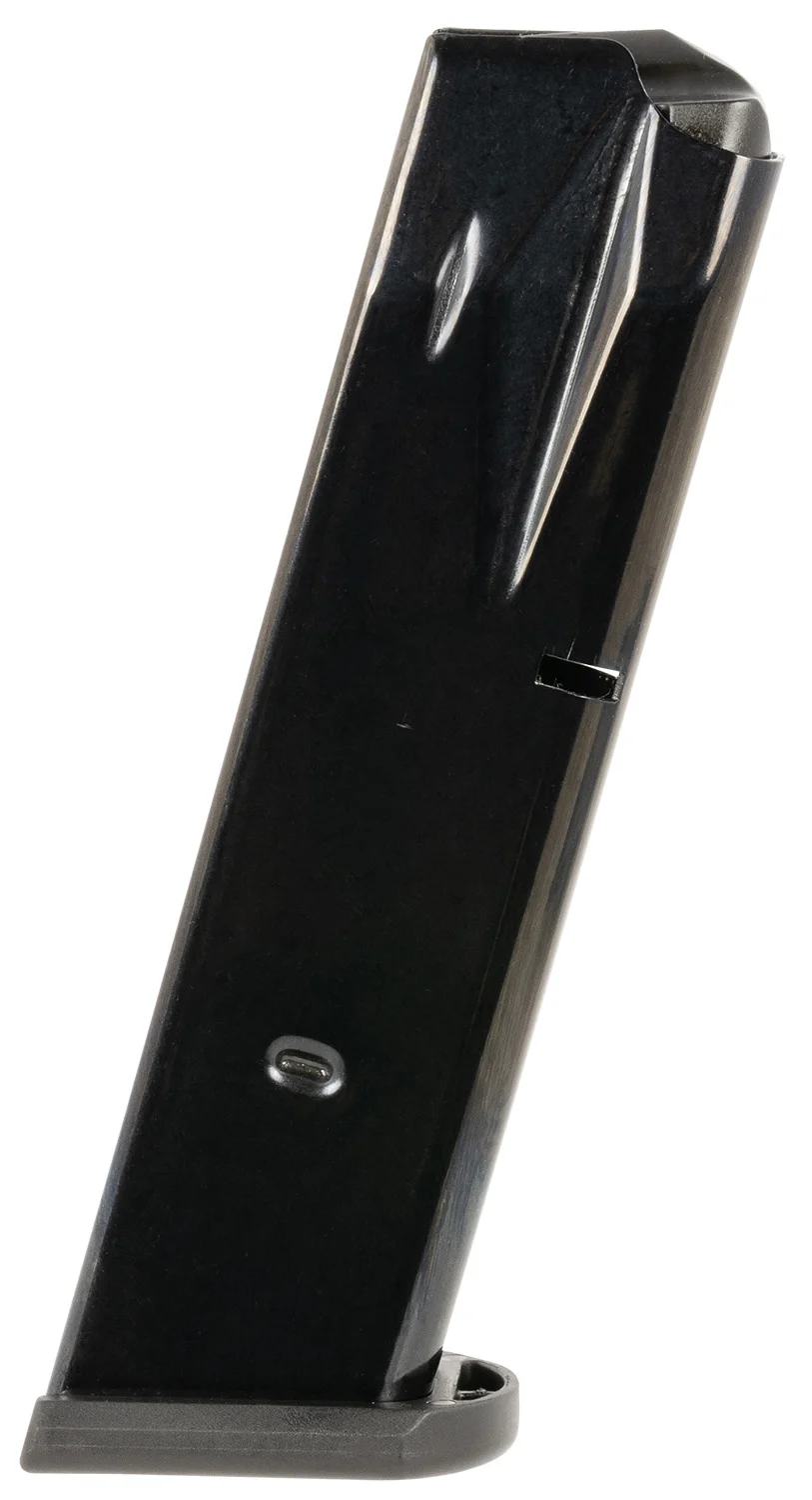Mec-Gar MGPB9215B Standard 15rd Flush 9mm Luger, Fits Beretta 92FS/M9/92G/92X Blued Carbon Steel
