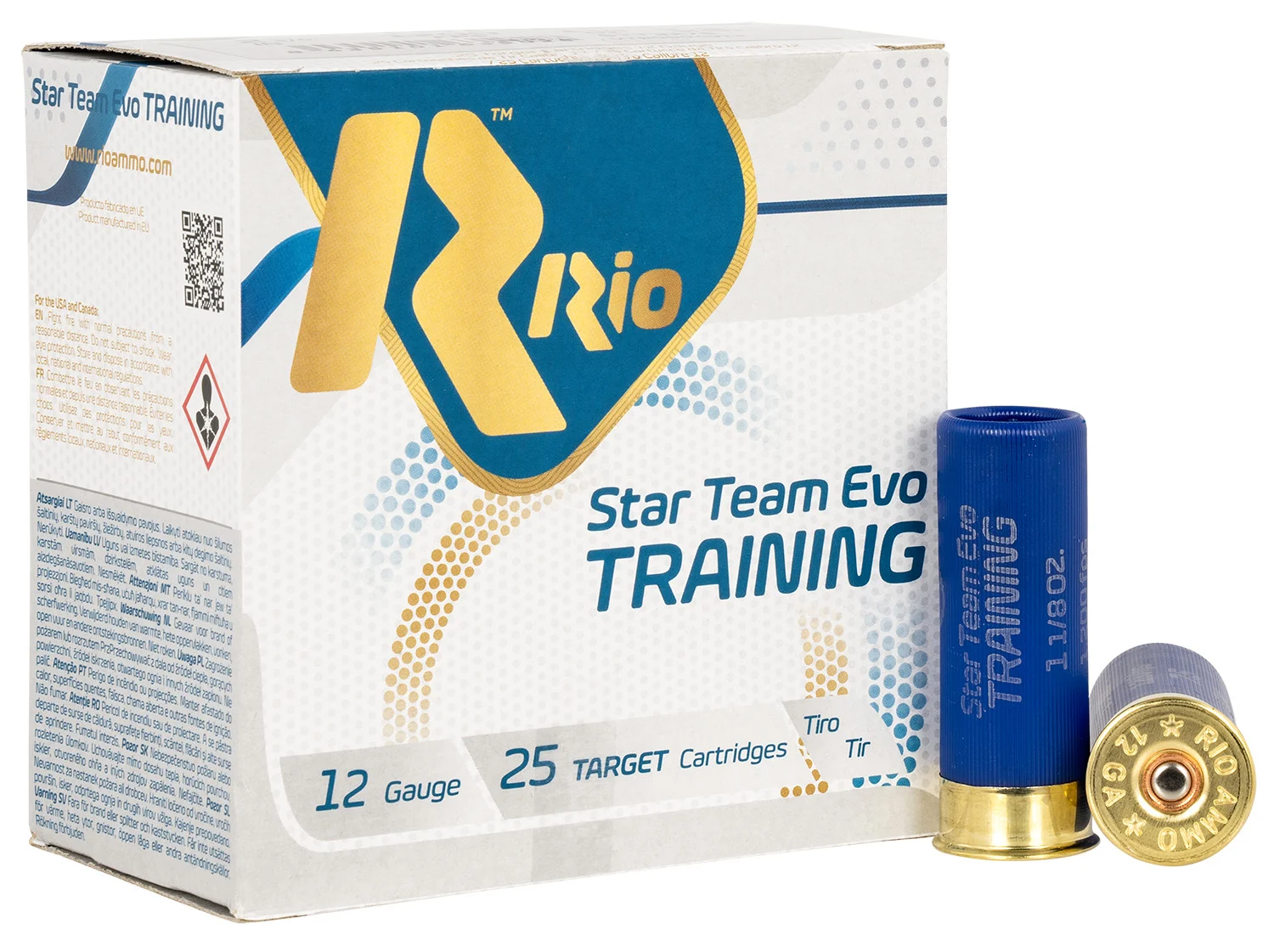 Rio Ammunition STT3275 Star Team EVO Training 12Gauge 2.75