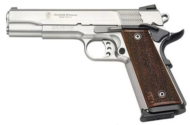 SW1911 9mm 5" S Wood Grip Pro