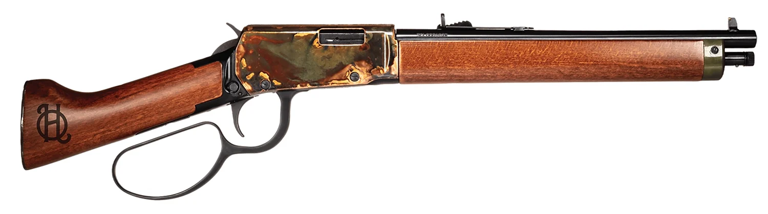 Heritage Mfg SML22LCH12 Settler Mare's Leg 22 LR 10+1 12" Black Oxide Barrel, Color Case Hardened Receiver, Light Stained Walnut Furniture, Buckhorn Sights