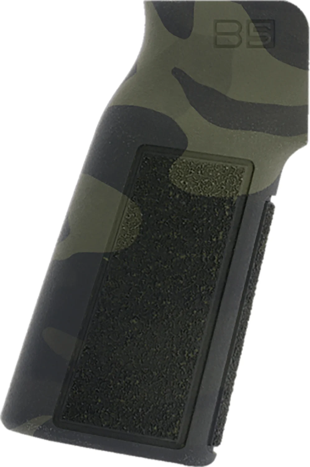 B5 Systems PGR1473 Type 22 P-Grip Black Multi-Cam Aggressive Textured Polymer, Increased Vertical Grip Angle with No Backstrap, Fits AR-Platform