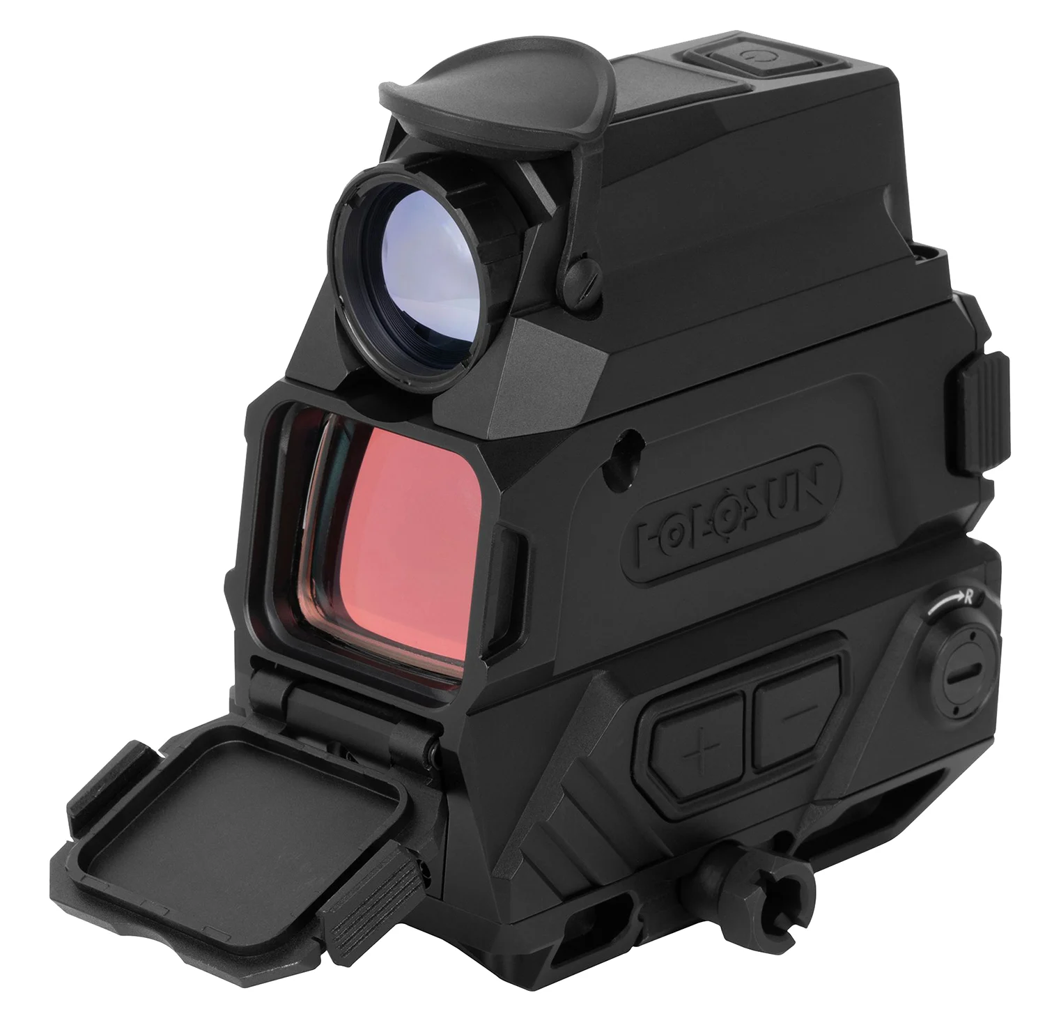Holosun DRSTH DRS Thermal Reflex Sight Black Anodized 1x/3x/5x 1.20" x 0.98" 2 MOA Red Dot/65 MOA Circle Multi Reticle Thermal Overlay