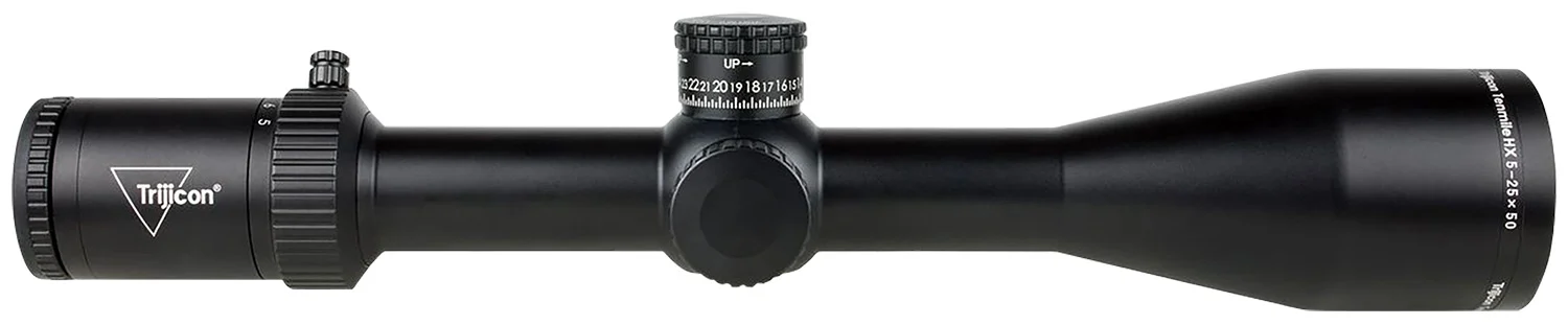 Trijicon 3000020 Tenmile HX Satin Black 5-25x50mm, 30mm Tube Illuminated Green/Red MOA Ranging Crosshair Reticle