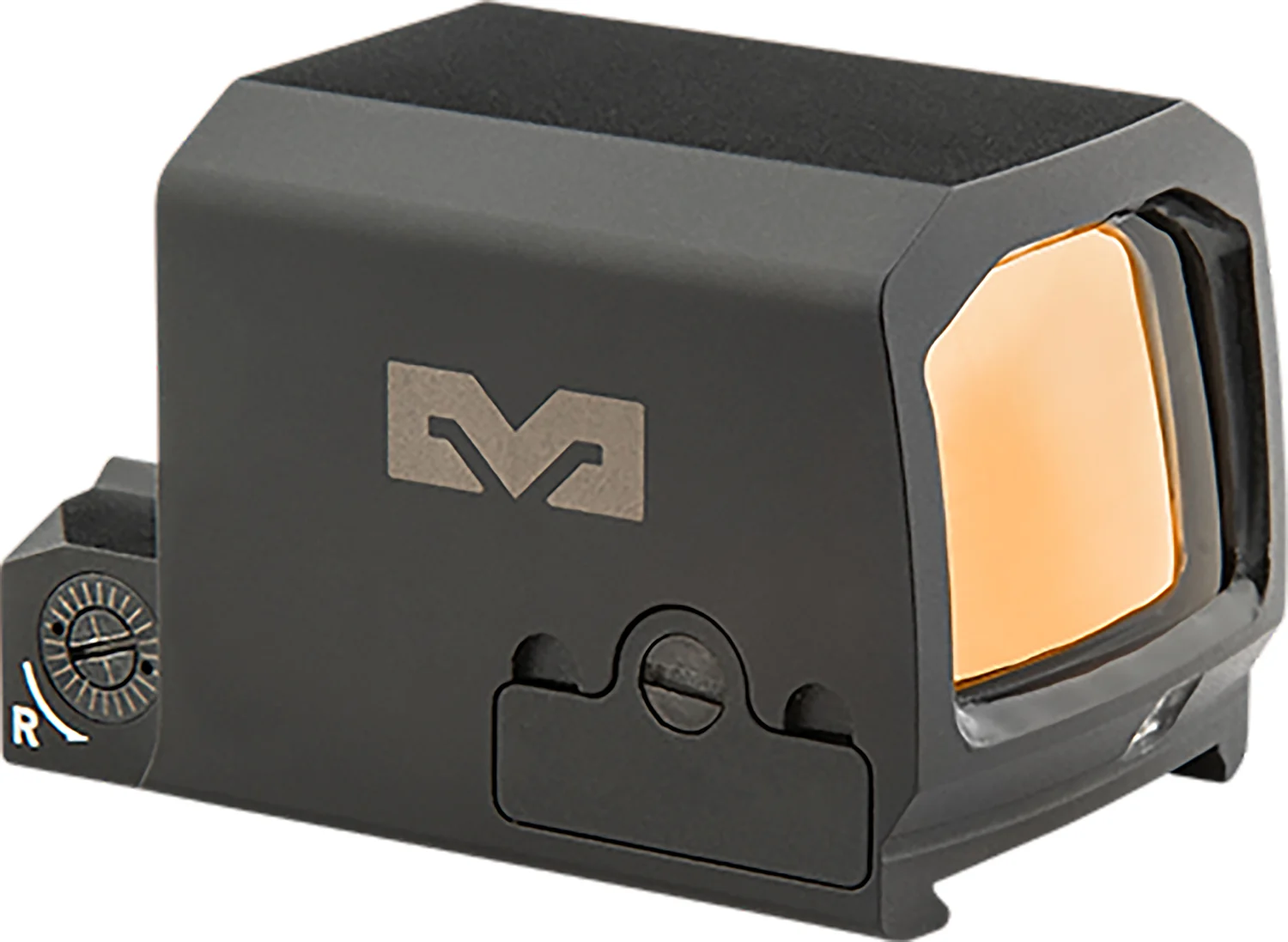 Meprolight USA 901141272 MPO PRO-F Black 1x, 3 MOA/33 MOA 3 MOA Red Dot/33 MOA Red Bullseye/Ring Multi Reticle Reticle